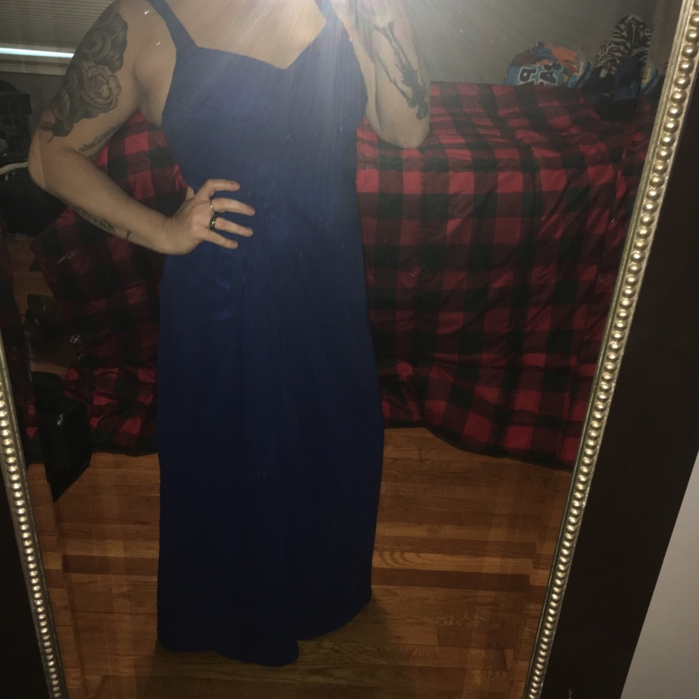 Blue bridesmaid/prom dress